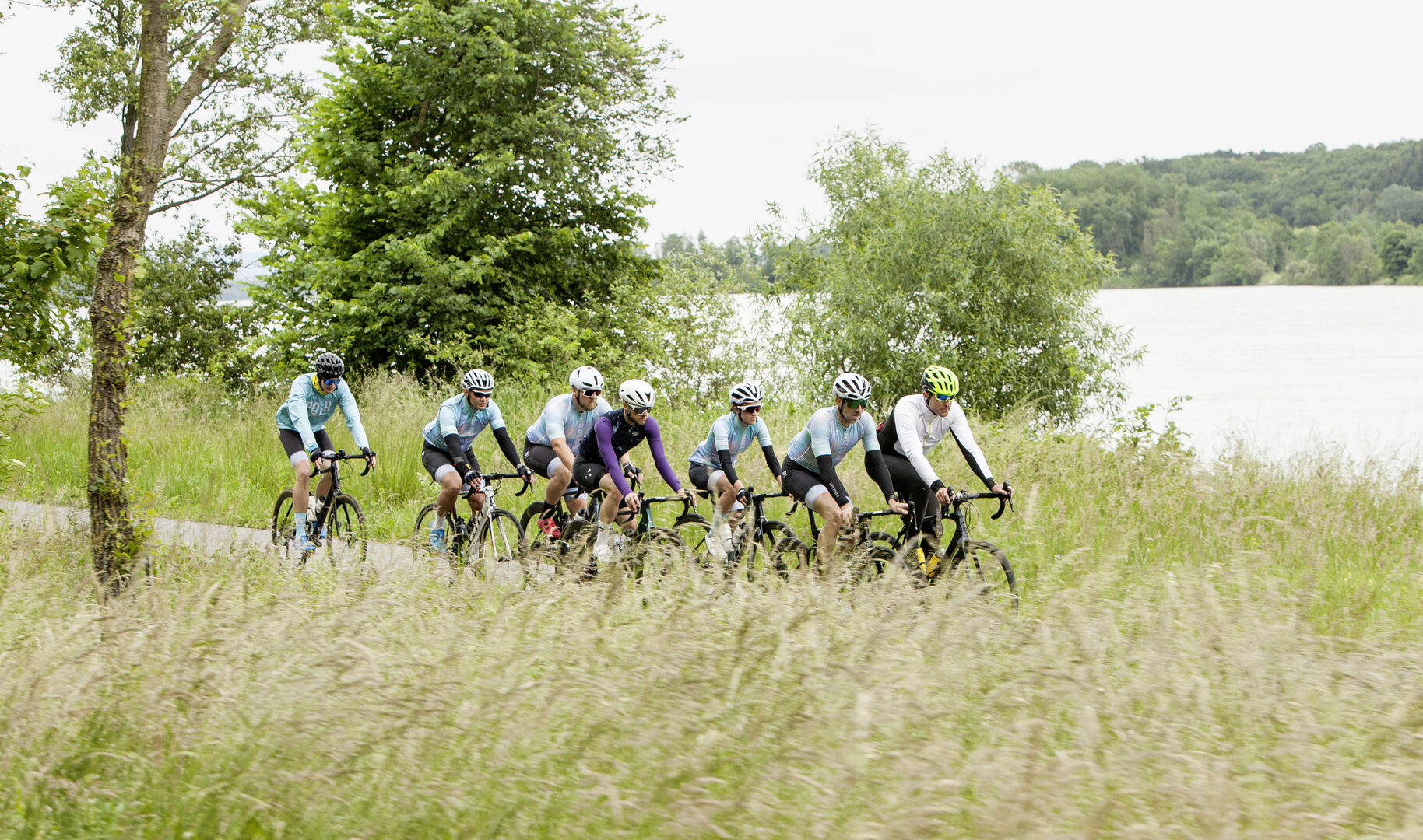 Gruppenausfahrt beim sogenannten &quot;Regio-Cycling&quot;