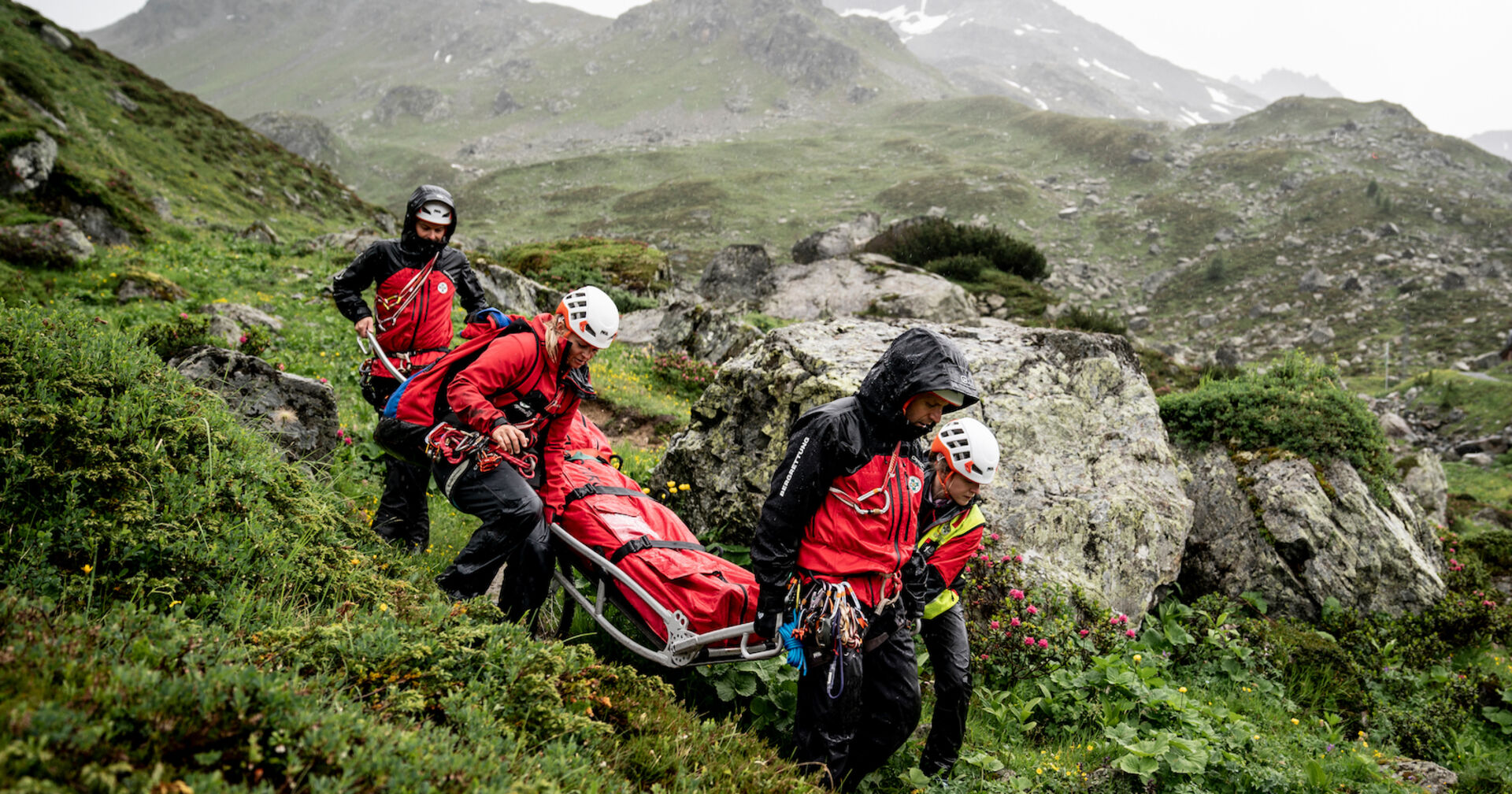 Bergrettung im Einsatz