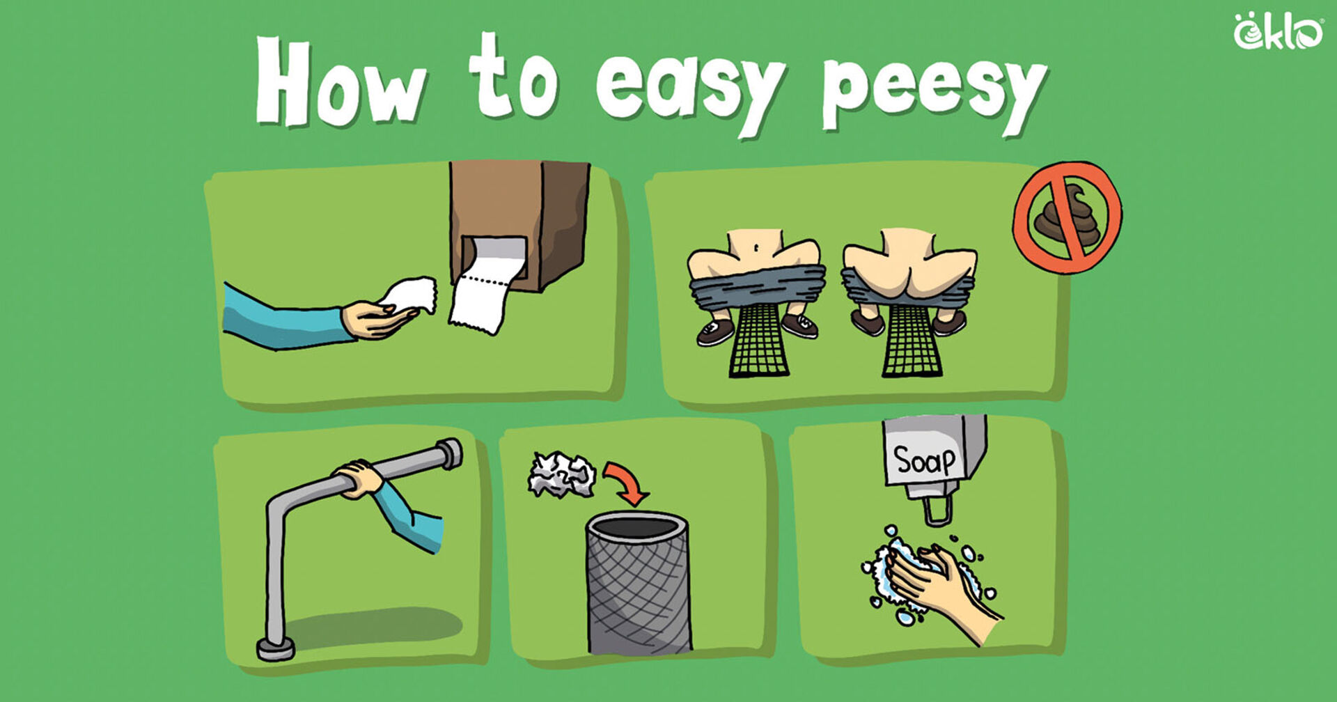 Piktogramm-Anleitung für die Benutzung des &quot;Missoir&quot;