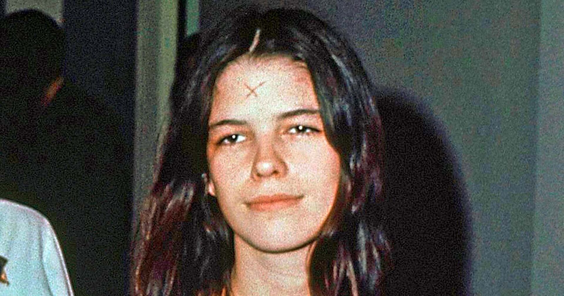 Manson-Anhängerin Leslie Van Houten in einer Haftanstalt in Los Angeles im Jahr 1971