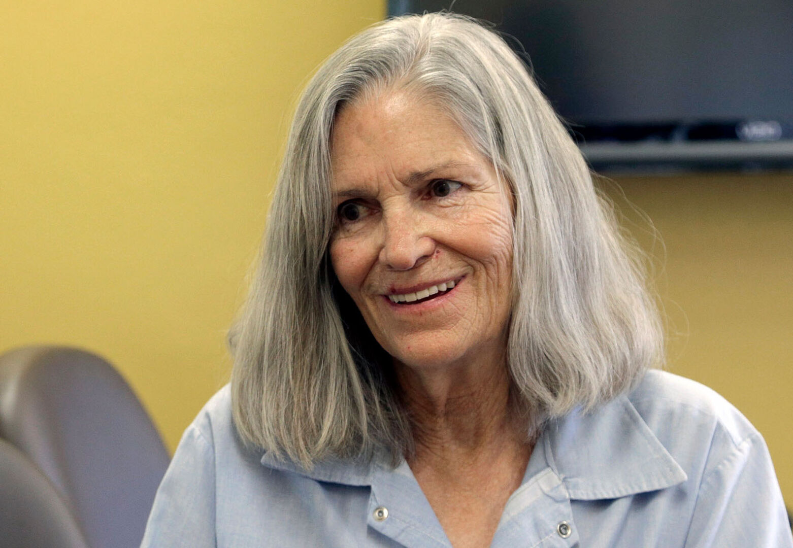 Leslie Van Houten bei einem Hearing vor dem Bewährungs-Ausschuss im Jahr 2016