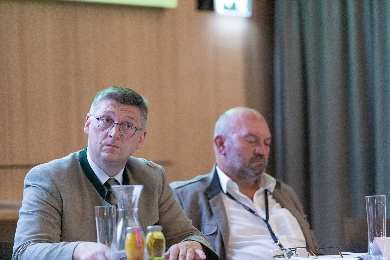 Obmann Gerhard Rieß (links) und kaufmännischer Geschäftsführer Robert Resch.