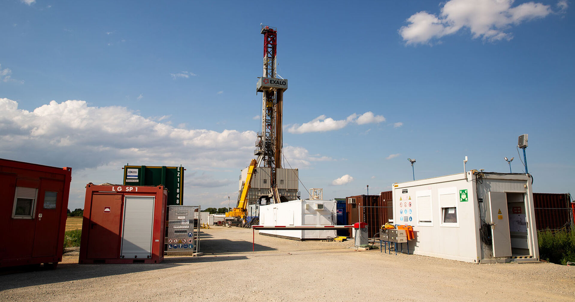 Die Bohranlage der OMV in Wittau