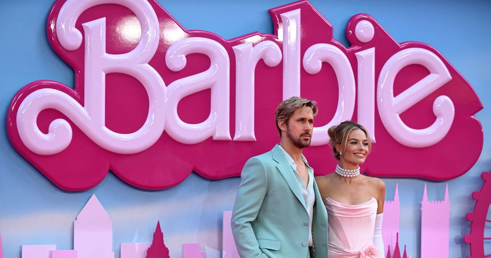Margot Robbie und Margot Robbie aus dem Barbie-Film