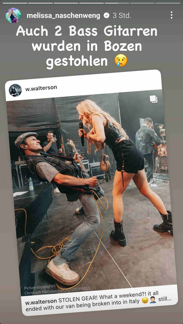 Screenshot von Insta-Story