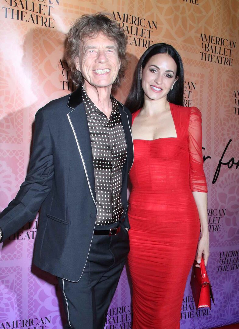 Mick Jagger mit Partnerin Melanie Hamrick bei einer Veranstaltung.