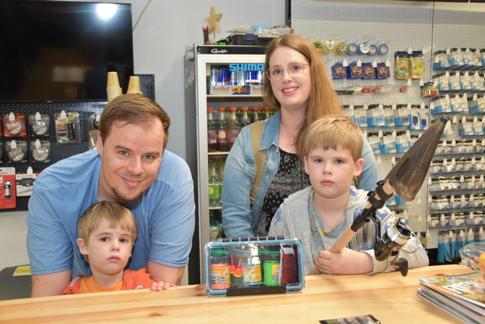An diversen Gewässern und Seen die Freude am Angeln entdeckt: Joachim und Susanne Göhl mit Kindern Niklas und Moritz
