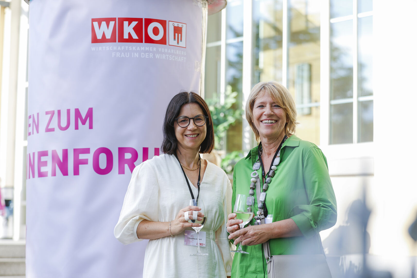 Christina Marent (Vorst. Wirtschaftsangelegen Landhaus), Cornelia Ellensohn (Personalbegleitung)