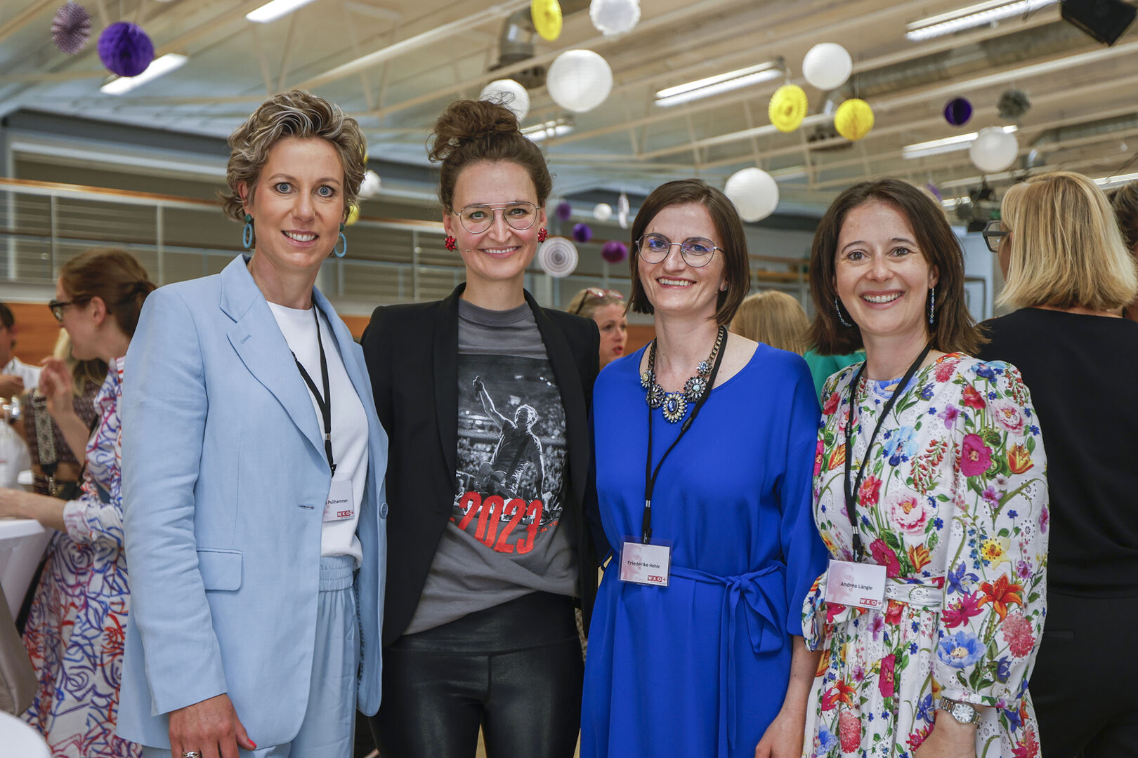 Carina Pollhammer (Frau in der Wirtschaft), Sarah Irina Dörler, GF Friederike Hehle (historizing Agentur für Geschichte), Andrea Längle (Frau in der Wirtschaft)