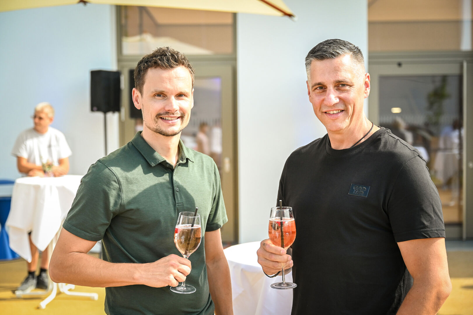 Jakob Halder und Stefan Kutzer (OMICRON electronics)