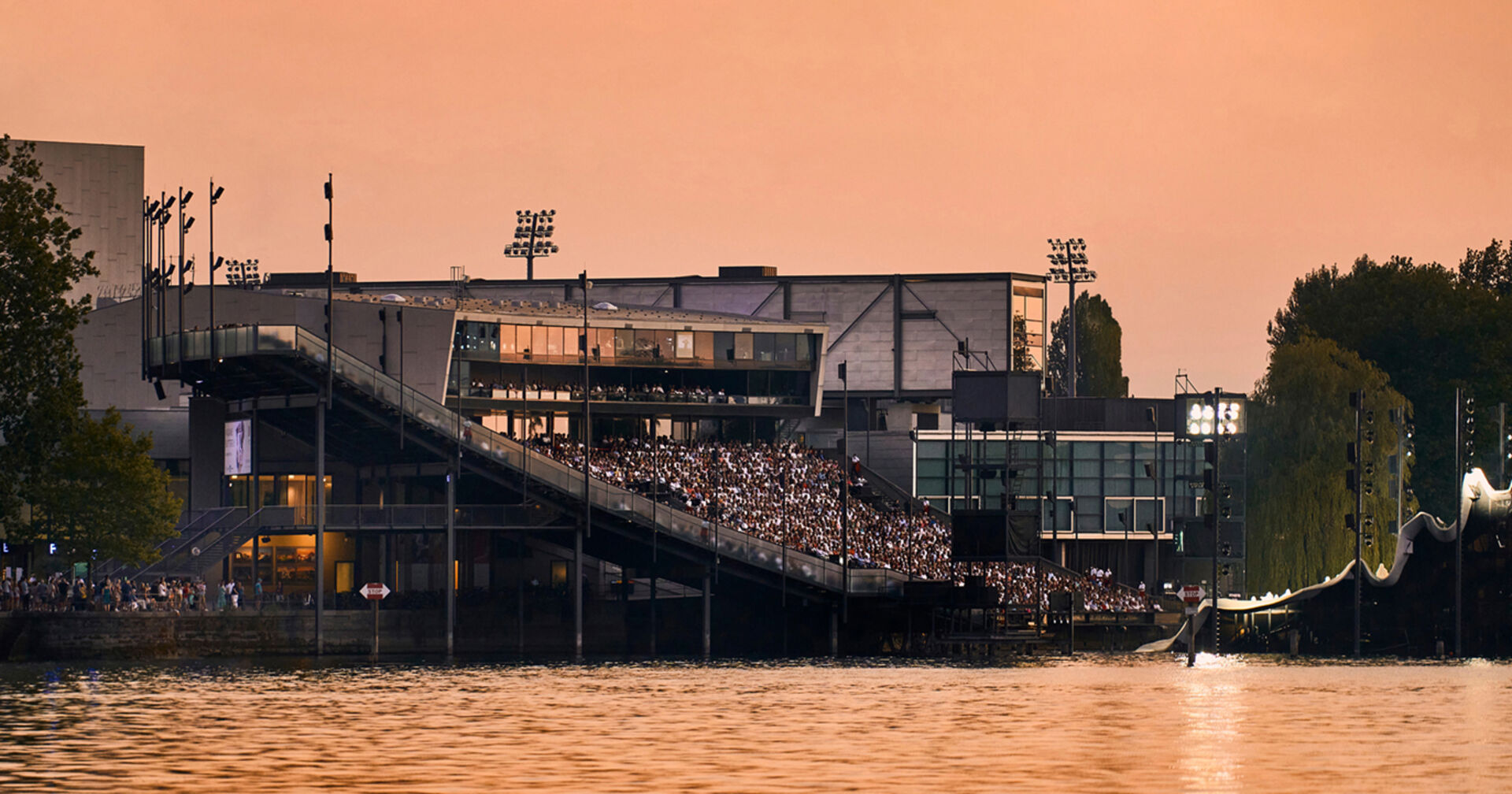 Einzigartiges Ambiente bei den Bregenzer Festspielen.