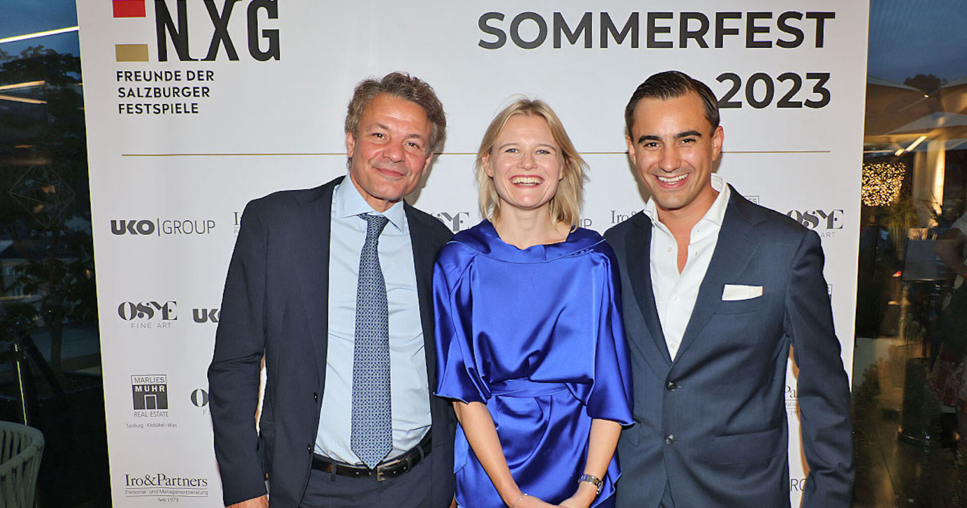 NXG Sommerfest: Philipp Spaengler, Ulrike Koestinger, Christian Renner