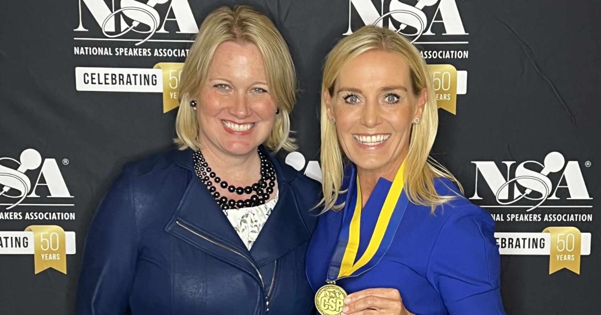 Maria-Theresa Schinnerl und National Speakers Association-CEO Jaime Nolan