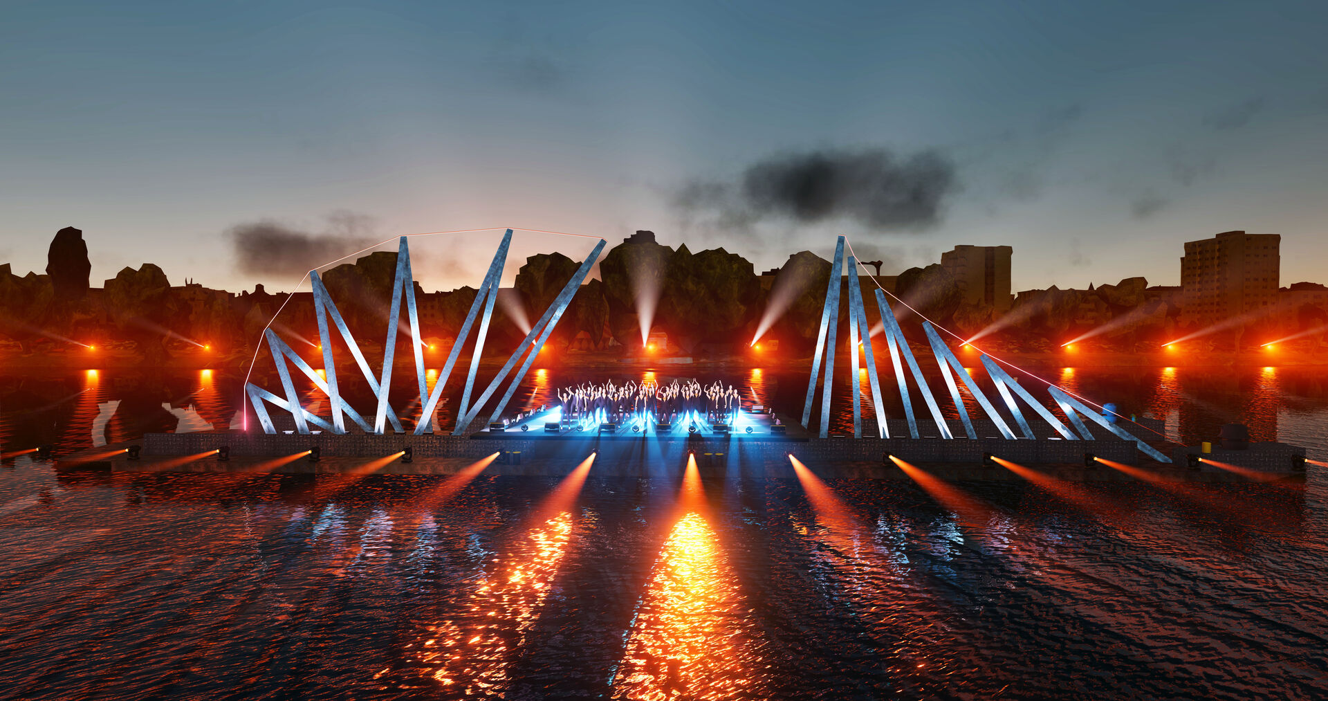 Linzer Klangwolke Donaupark