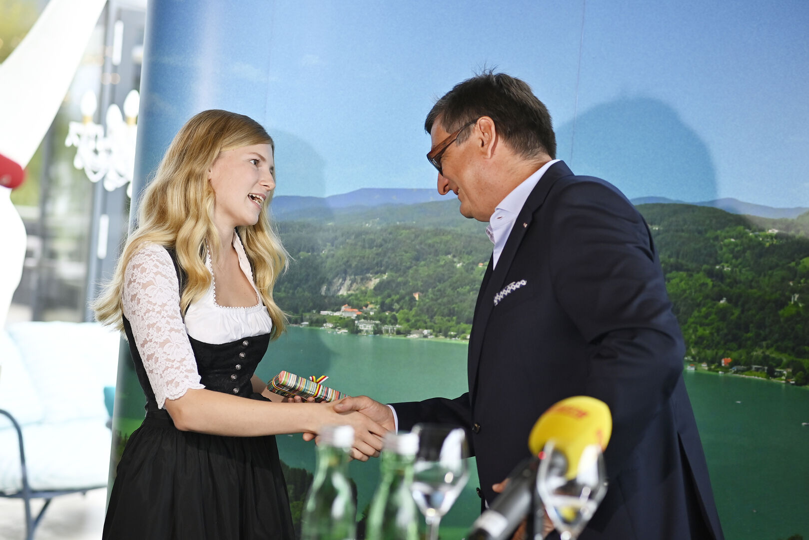 Bettina Veratschnig und Jürgen Mandl von der WK