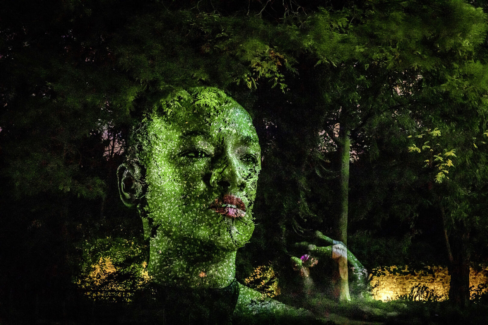 Tony Oursler, Eclipse, 2019