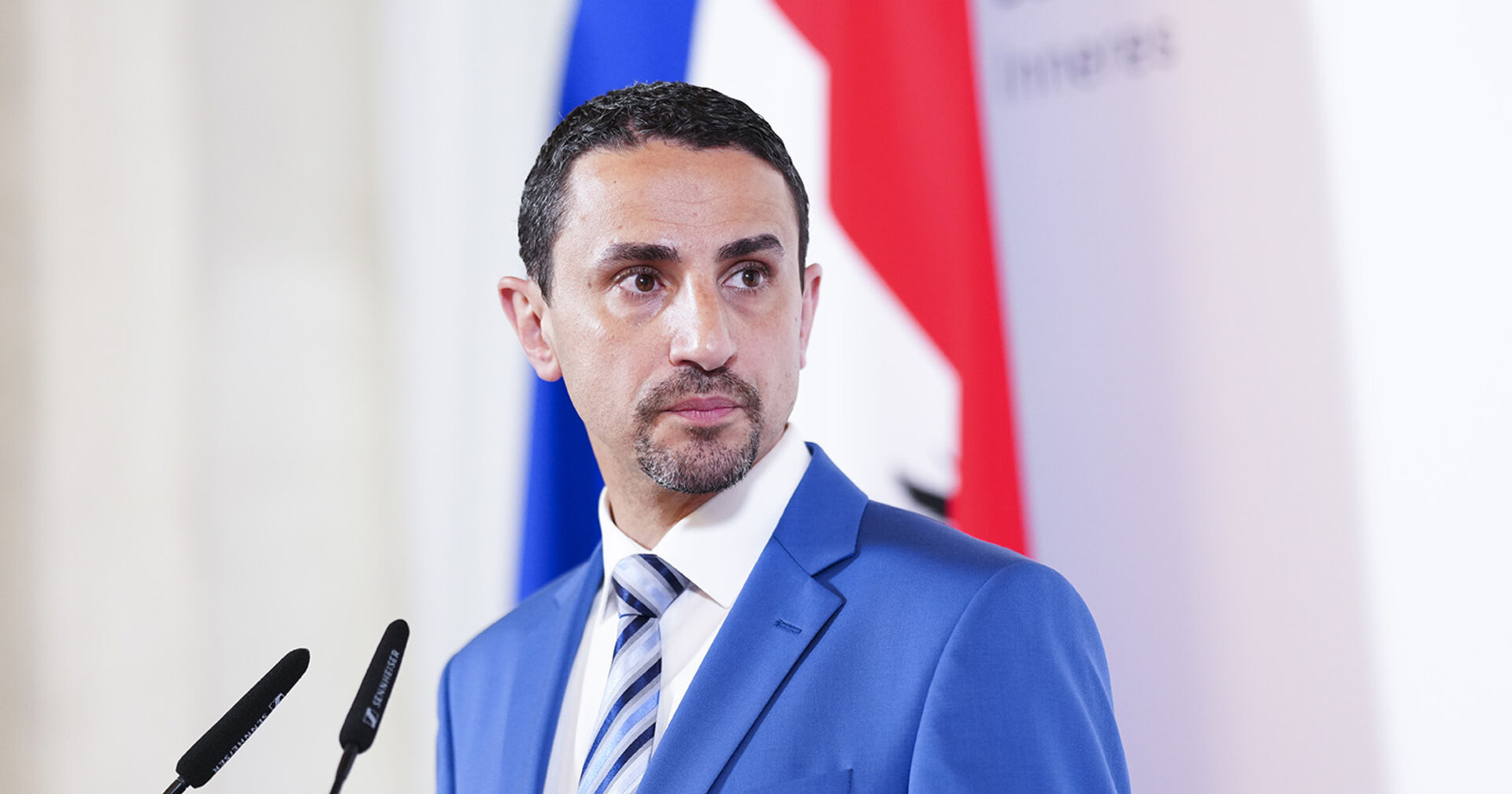 Omar Haijawi-Pirchner (Leiter DSN) anlässlich der Pressekonferenz &quot;Präsentation des Verfassungsschutzberichtes 2022&quot;