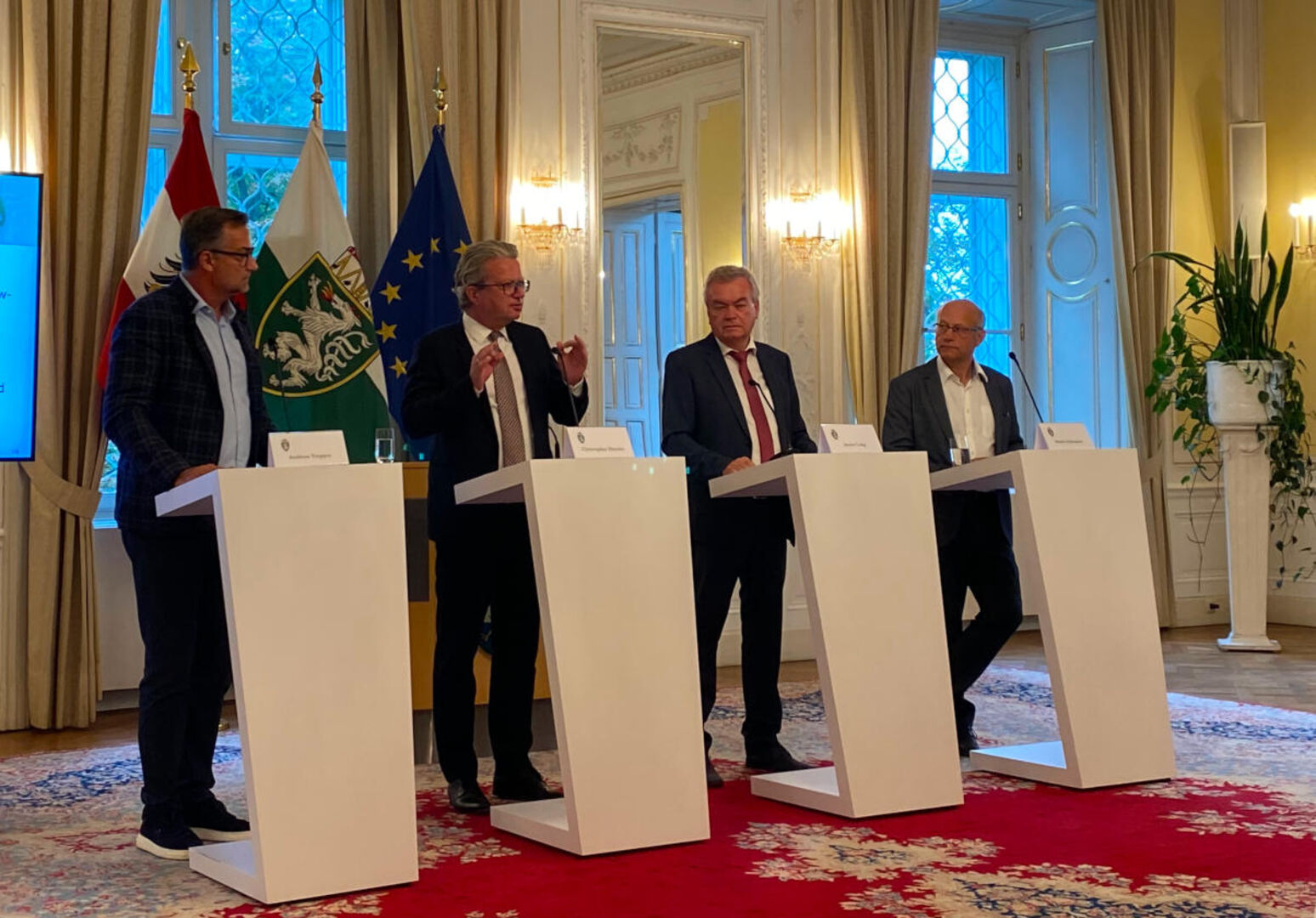 Andreas Tropper, Christopher Drexler, Anton Lang, Martin Fellendorf