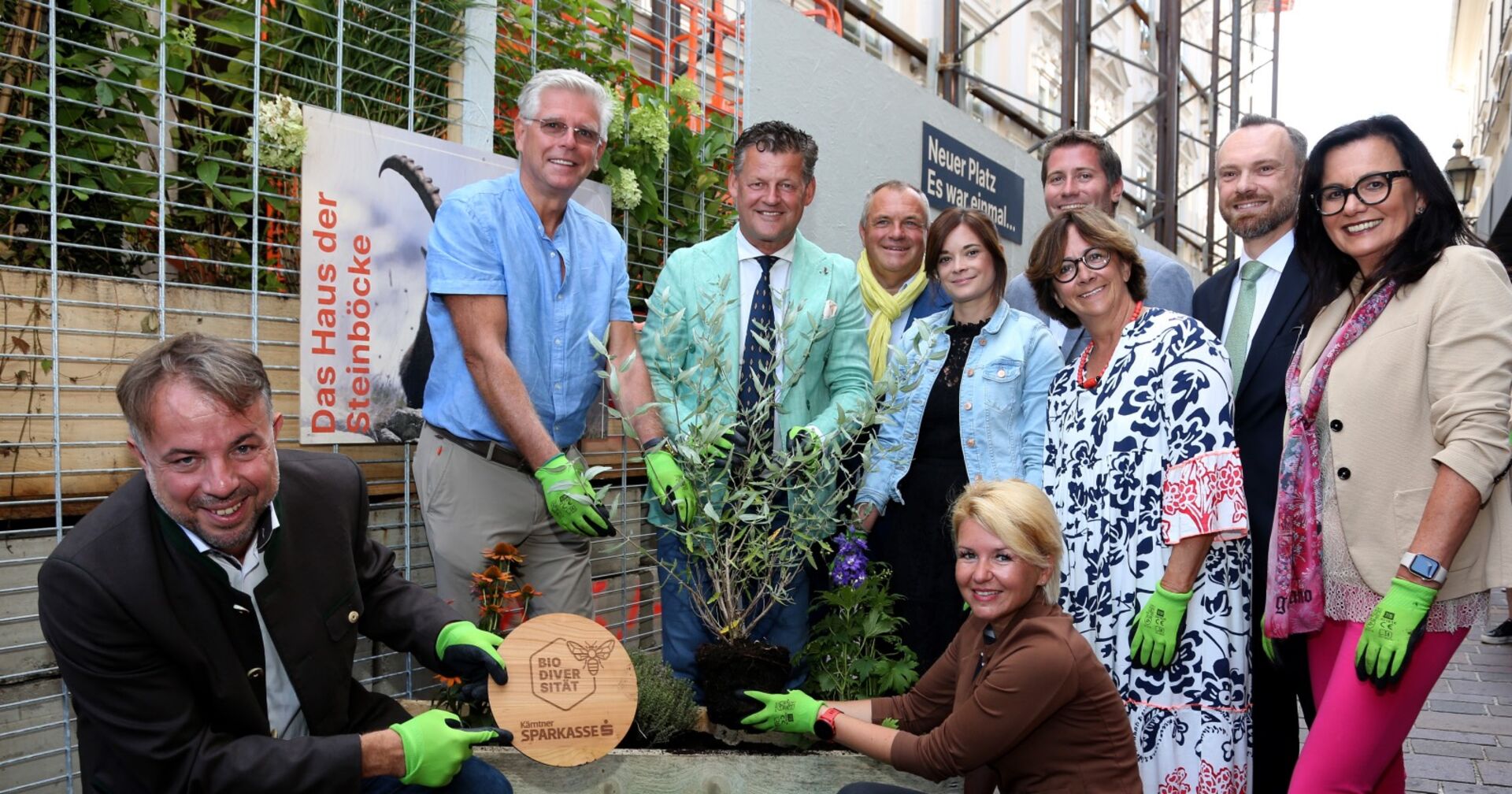 Vertreter Stadt Klagenfurt und Kärntner Sparkasse