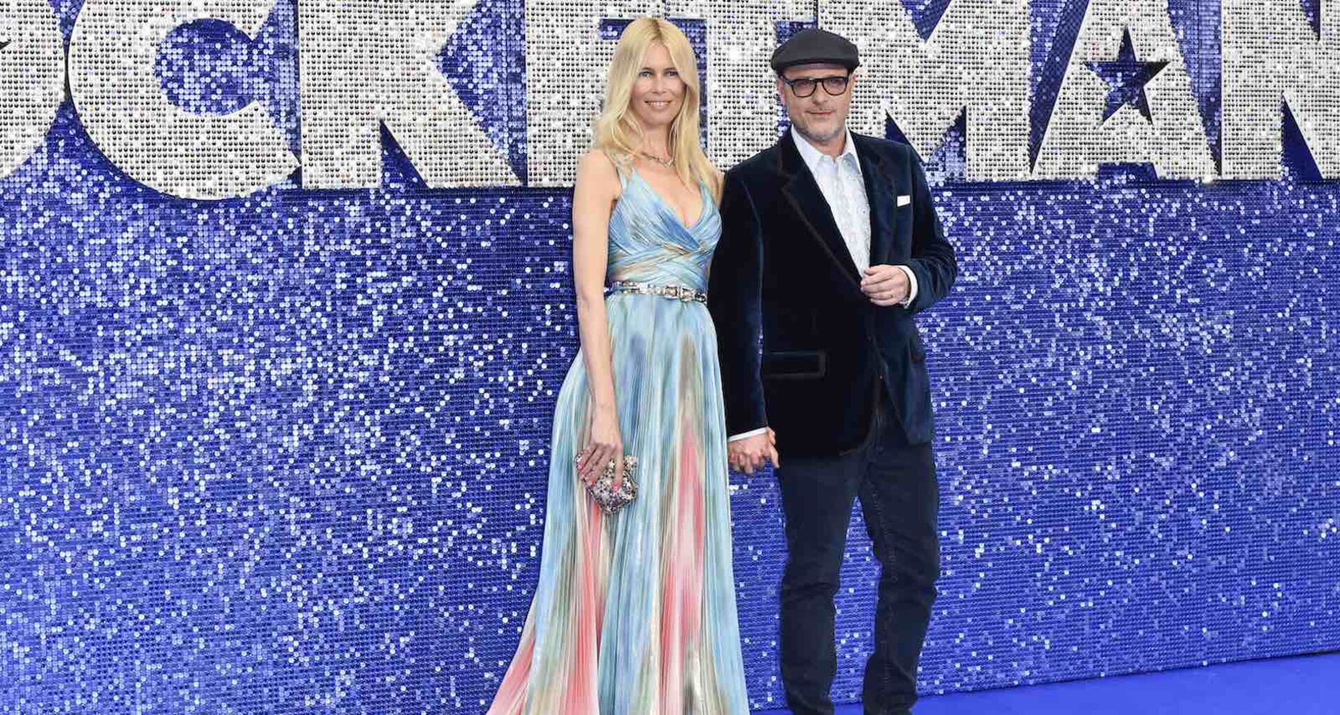 Claudia Schiffer mit Mann Matthew Vaughn bei einer Filmpremiere.