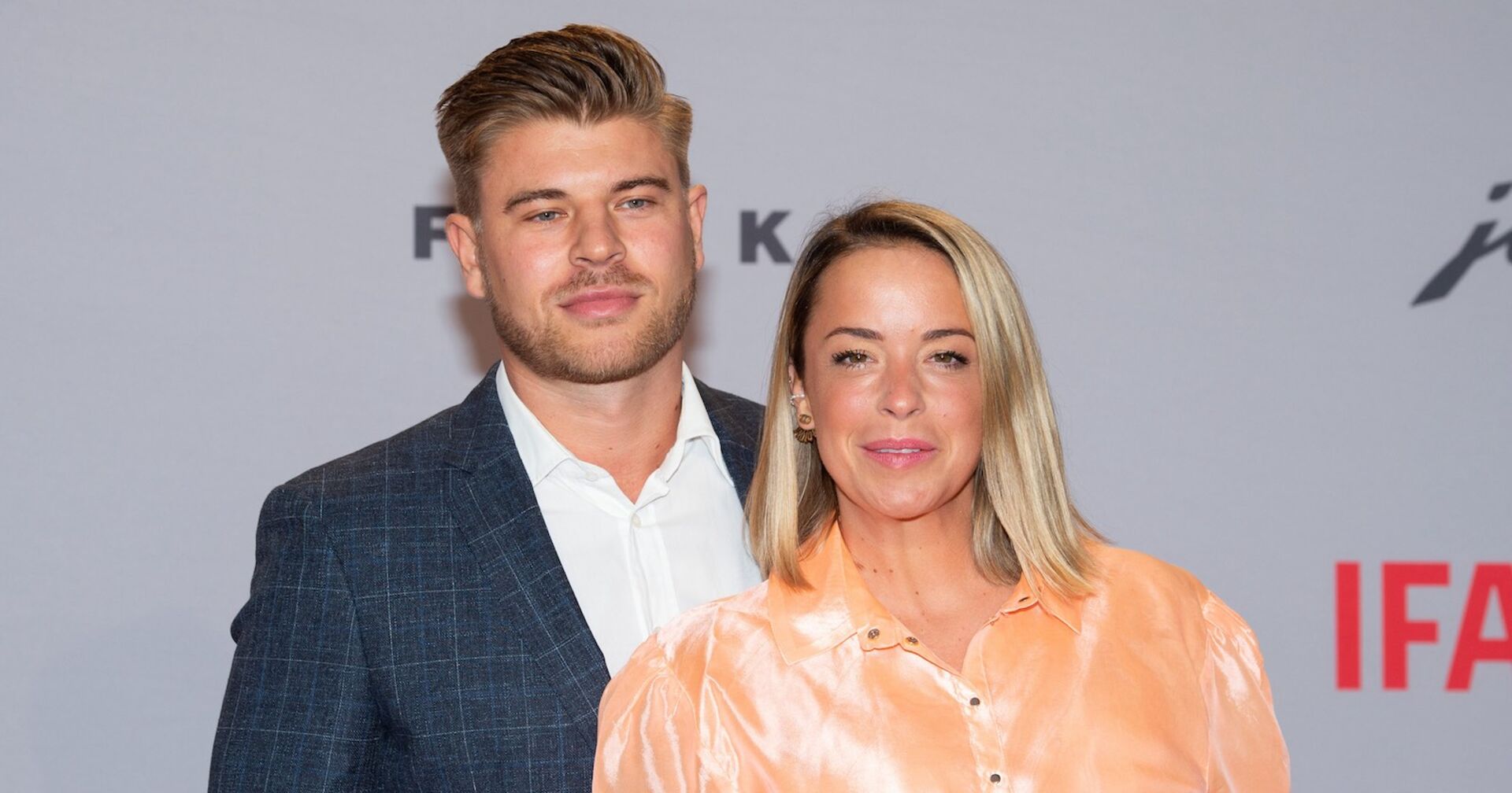 Marina Hoermannseder mit ihrem Freund Paul Mehling.