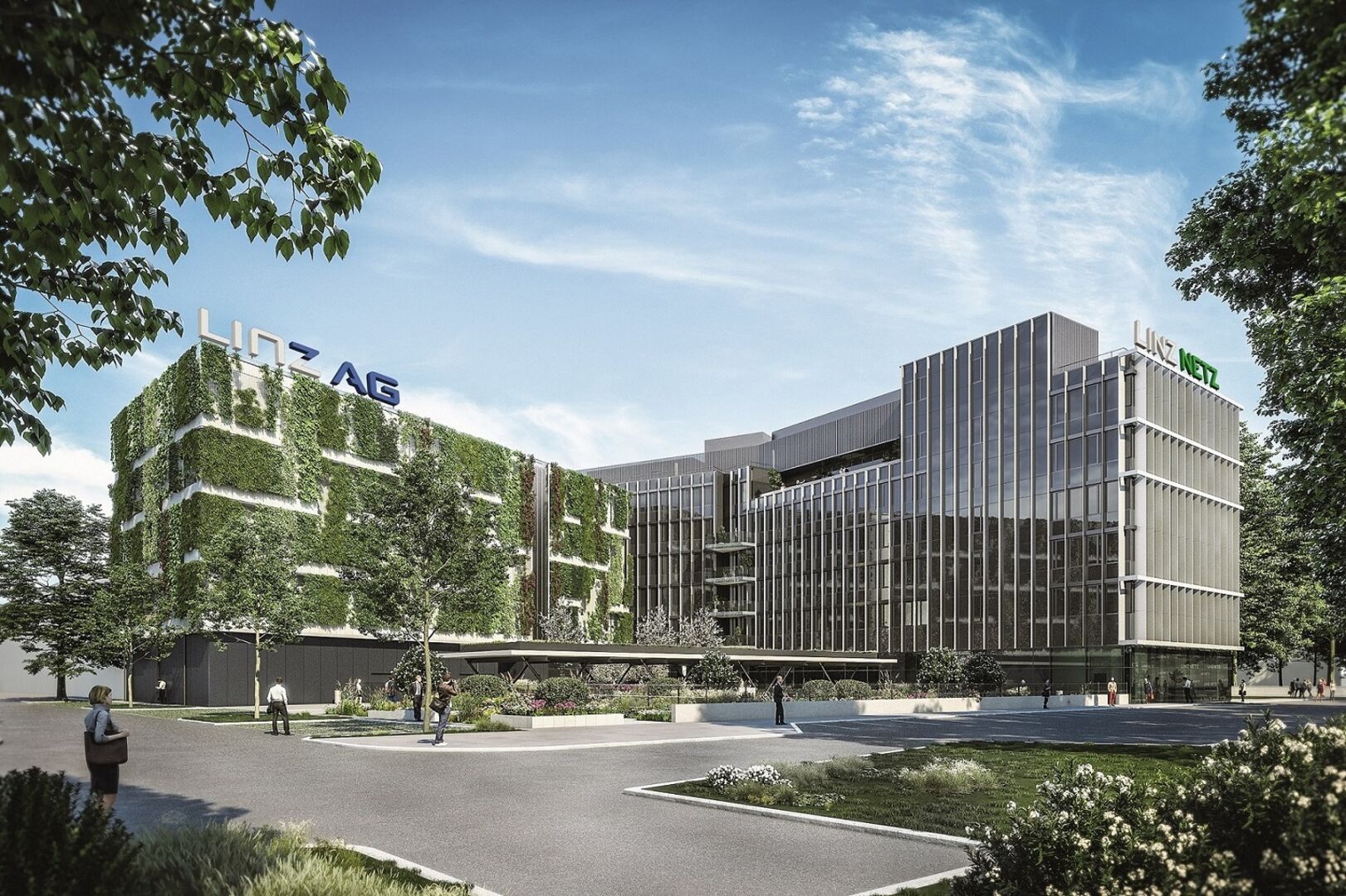 Neues Gebäudes der LInz Netz GmbH