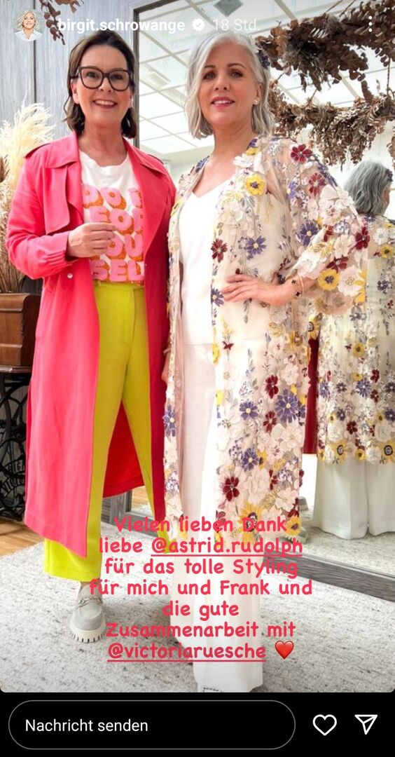 Astrid Rudolph und Birgit Schrowange