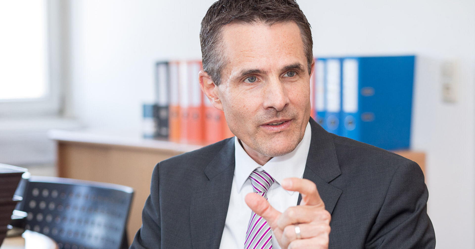 „Mir ist gute Kommunikation,  das Aufeinanderzugehen und Verbindendes sehr wichtig.“ Heiko Richter, Bildungsdirektor