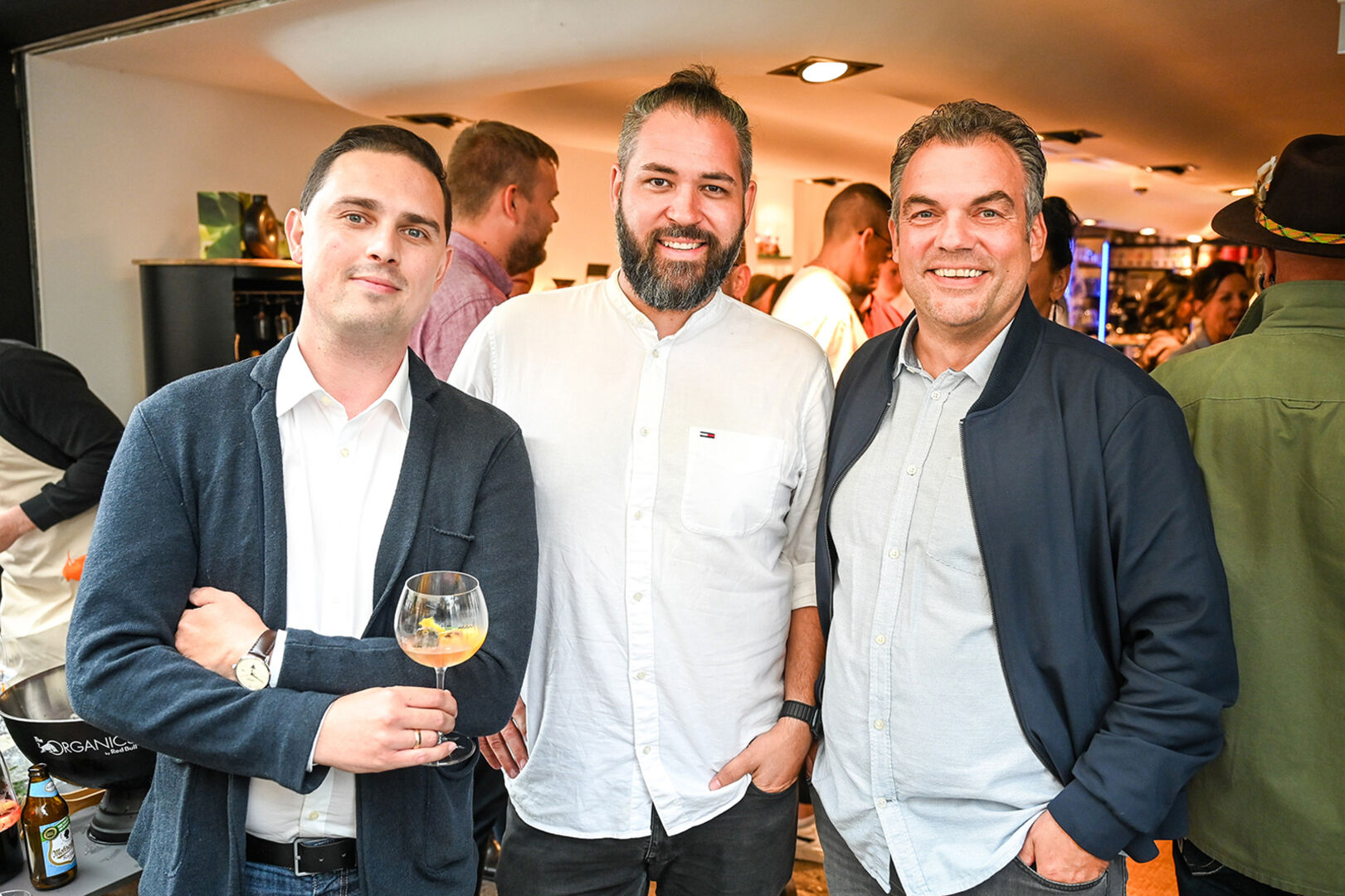 Roman Ender (Transgourmet Schwarzach), Markus Lenz (Rauch), Jan Bleil (Transgourmet)