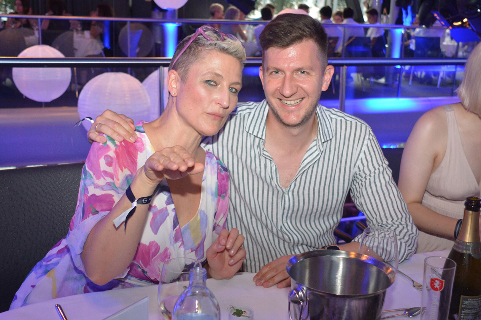 Vertreter der GASCHT-Ausbildungsbetriebe Ellen Nenning (Gams) &amp; Peter Fetz (Hirschen).