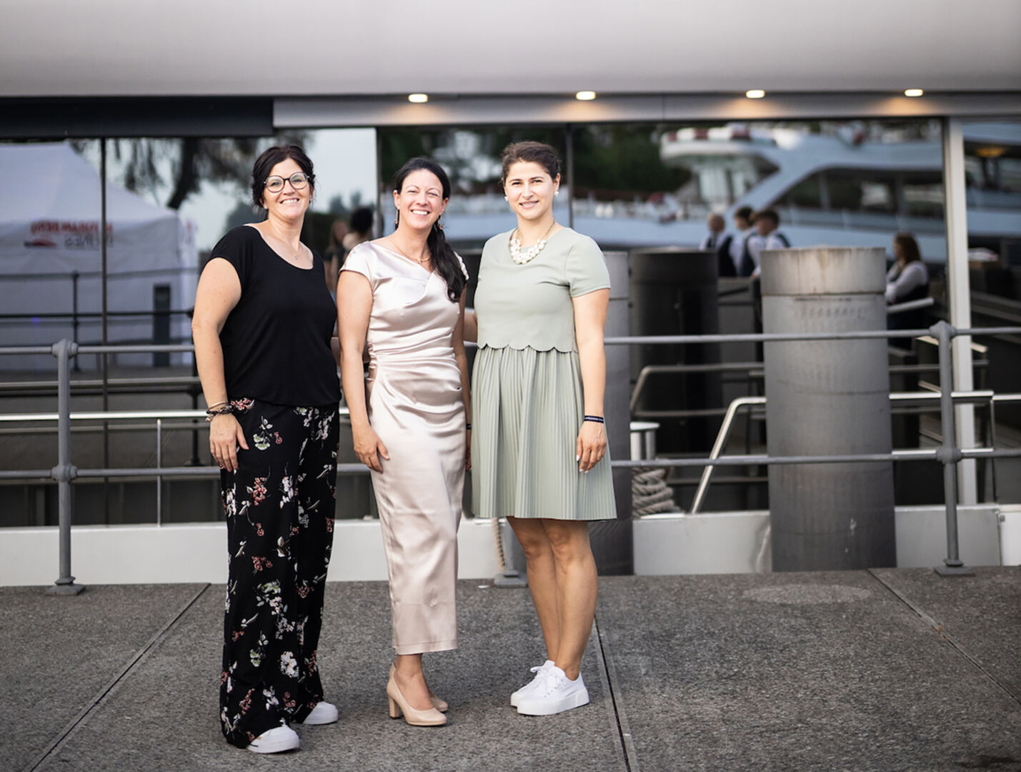 GASCHT-Management: Stephanie Herburger, Dir. Nicole Okhowat-Lehner und Teresa Lampert.