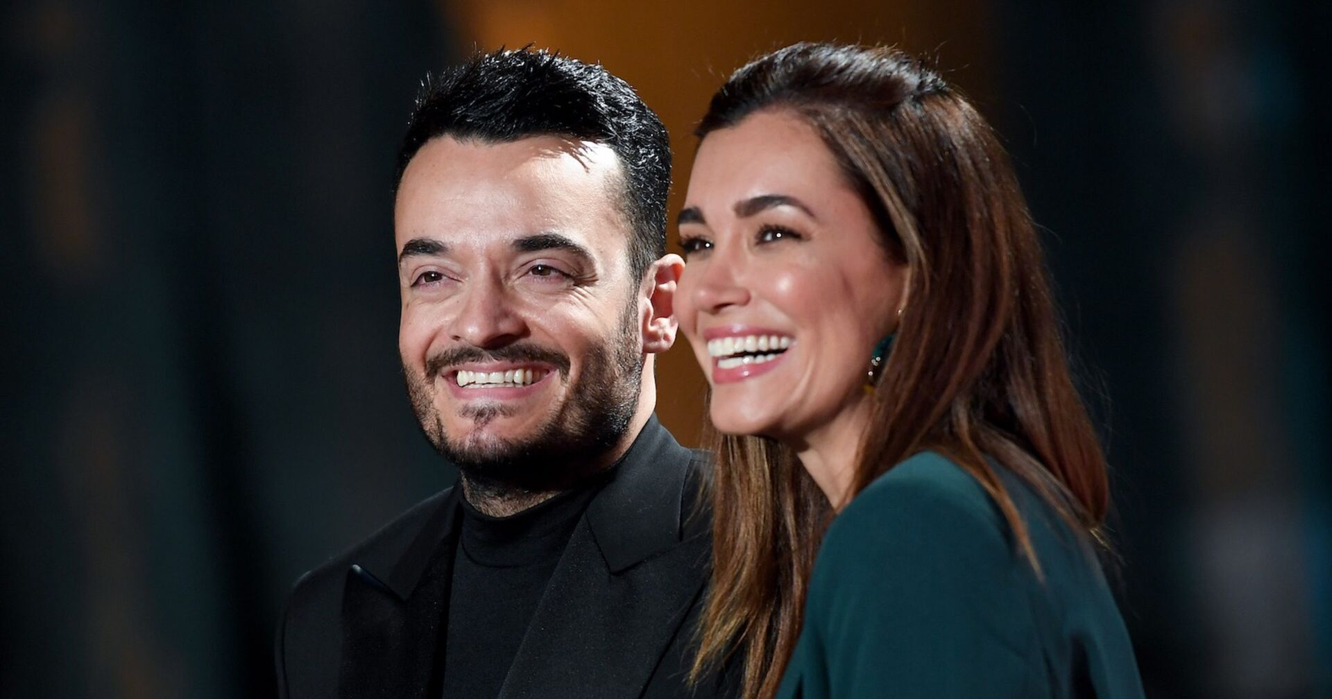 Jana Ina und Giovanni Zarella bei einer Veranstaltung.