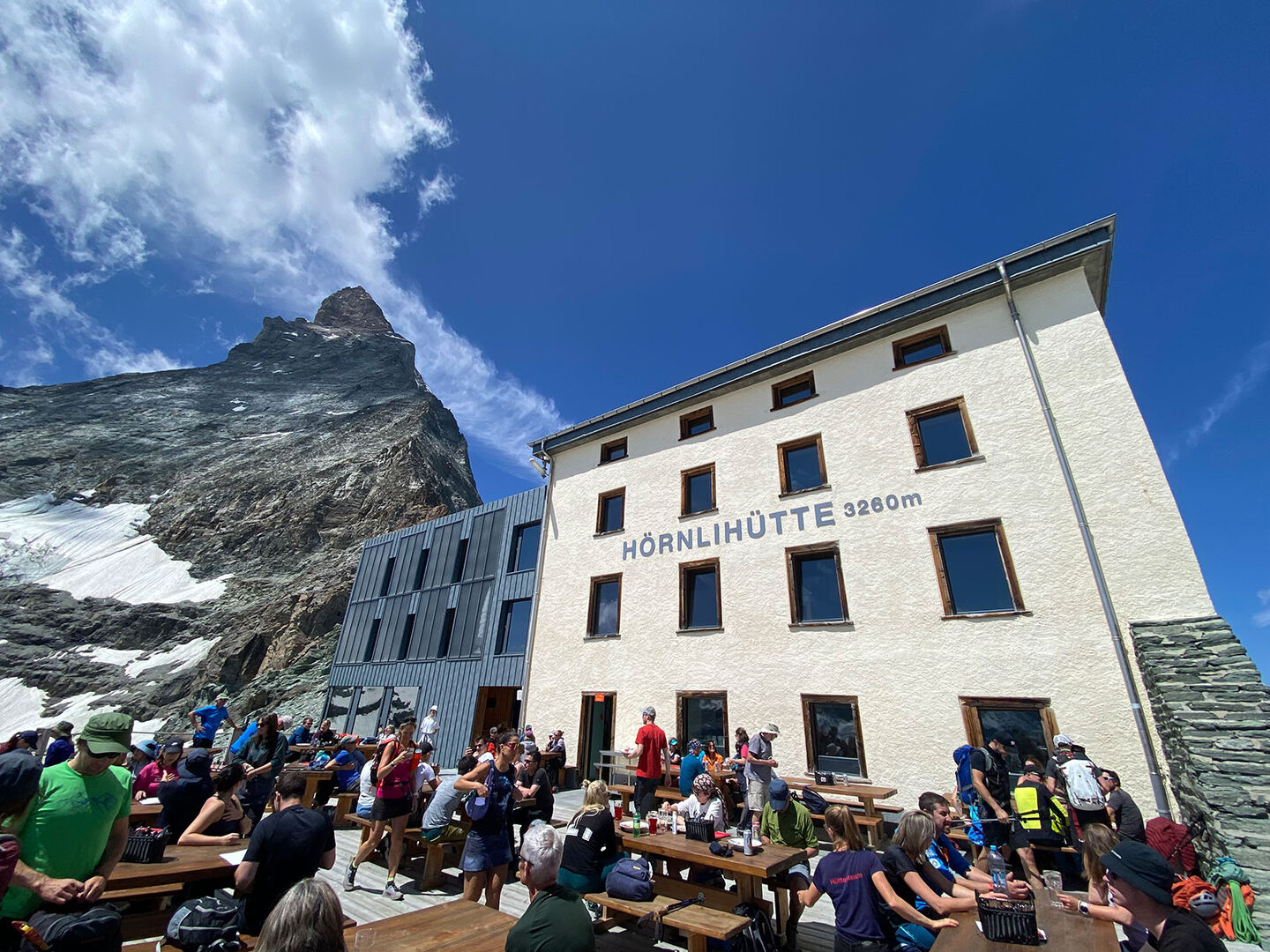 Die Hörnlihütte am Matterhorn | Credit: Richard Mauerlechner