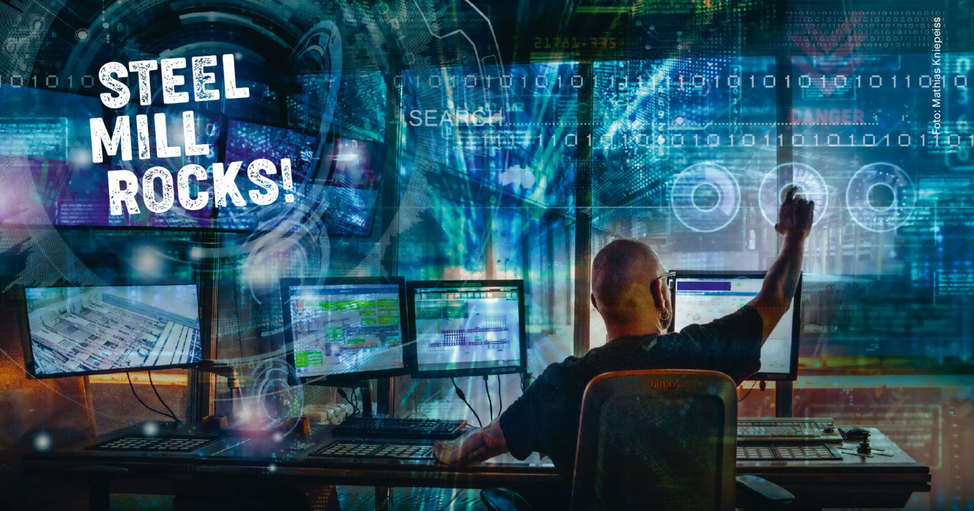 Lehrling bei Marienhütte hinter seinem Computer | Credit: Mathias Kniepeiss