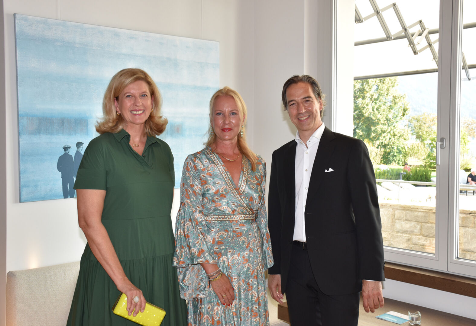 Susanne Nattmann (HR Tantris Restaurant GmbH), Katja Koelnner (Masonrose Dir. DACH) und Axel Pfefferkorn (GF peppercollection Lech)