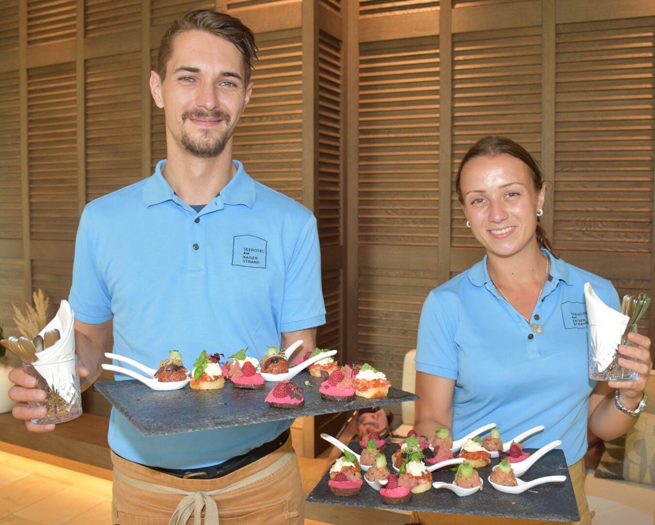 Engelbert und Theresa vom Seehotel am Kaiserstrand