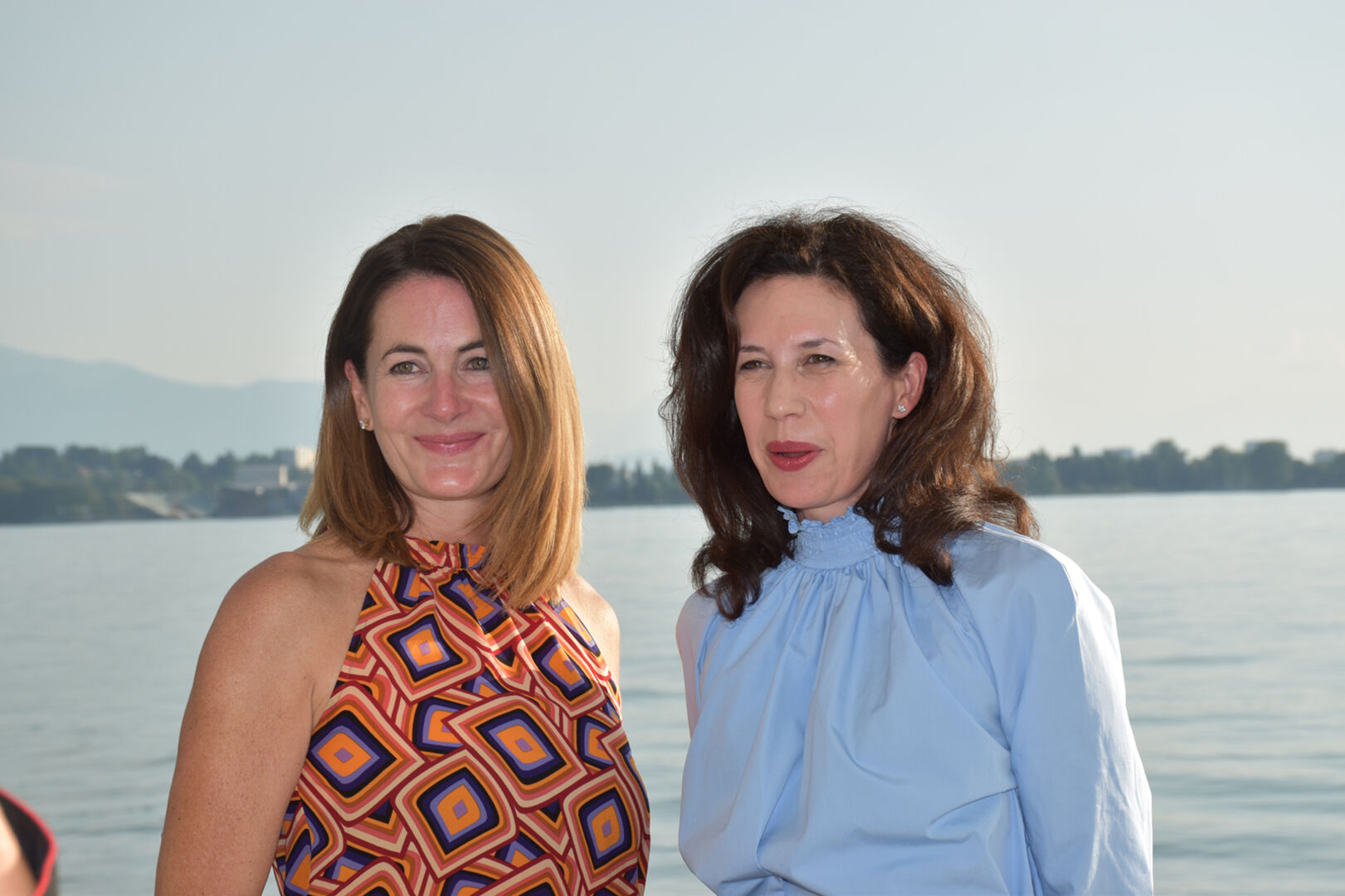 Natalie Schmid (Privatbank Donner &amp; Reuschel) und Verlegerin Marcella Prior-Callwey (Callwey GmbH)