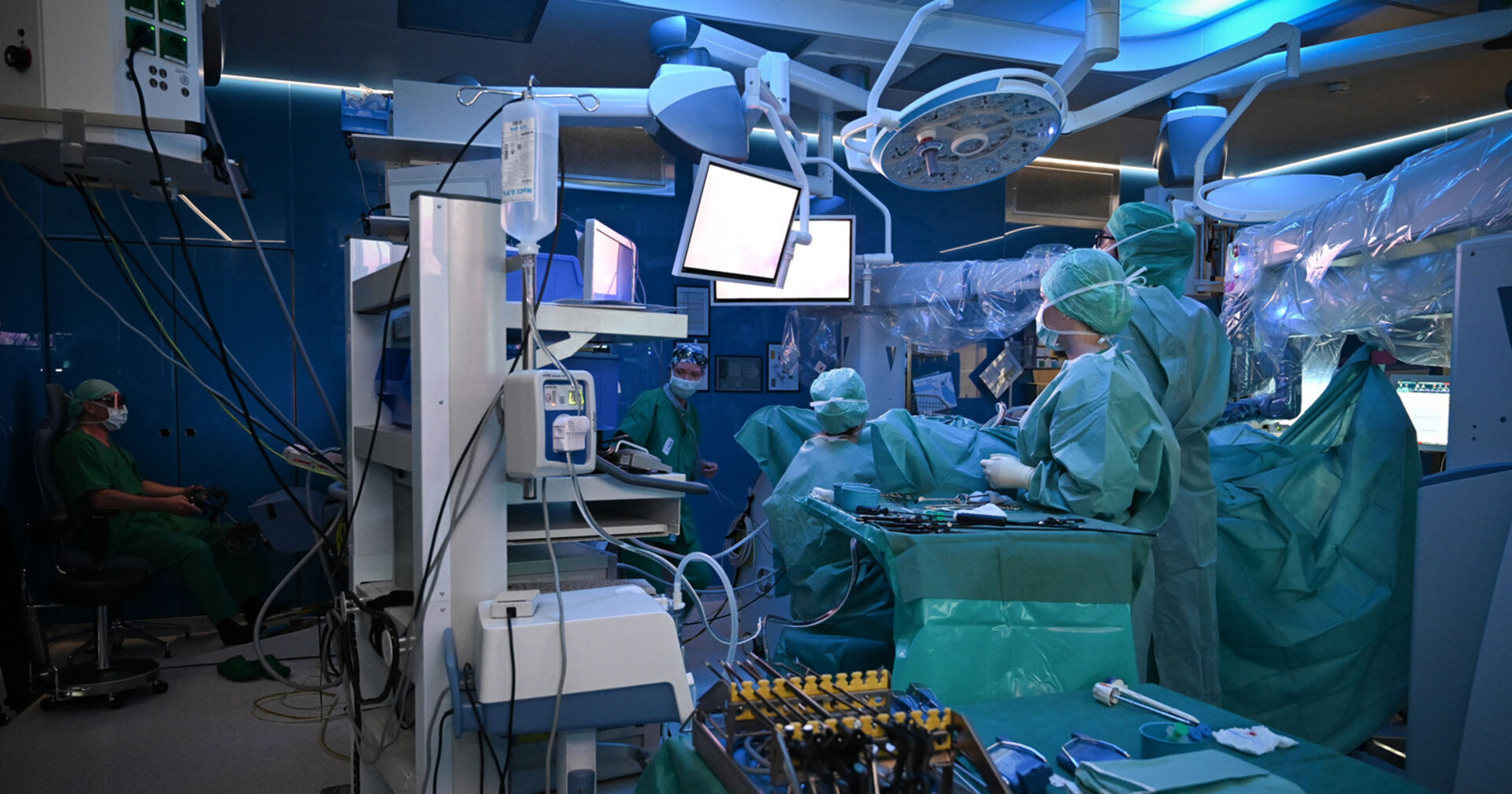 Gynäkologische Eingriffe mit Roboterassistenz.