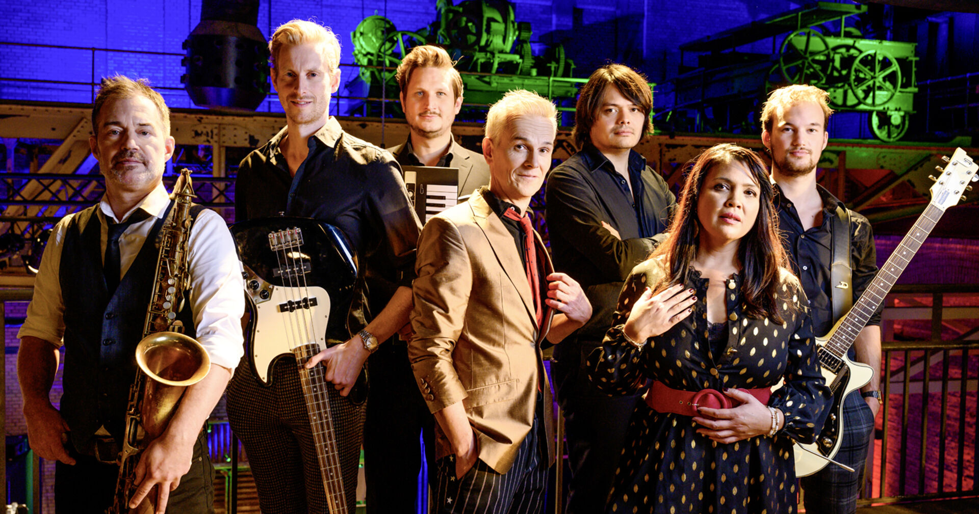 Auch die Hermes House Band ist bei der Mega-Disco dabei.