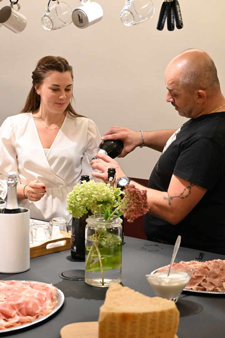 Feinschmecker Rosa Laemmle (STM Bludenz) und Nello Annunzio (Ristorante Da Nello)