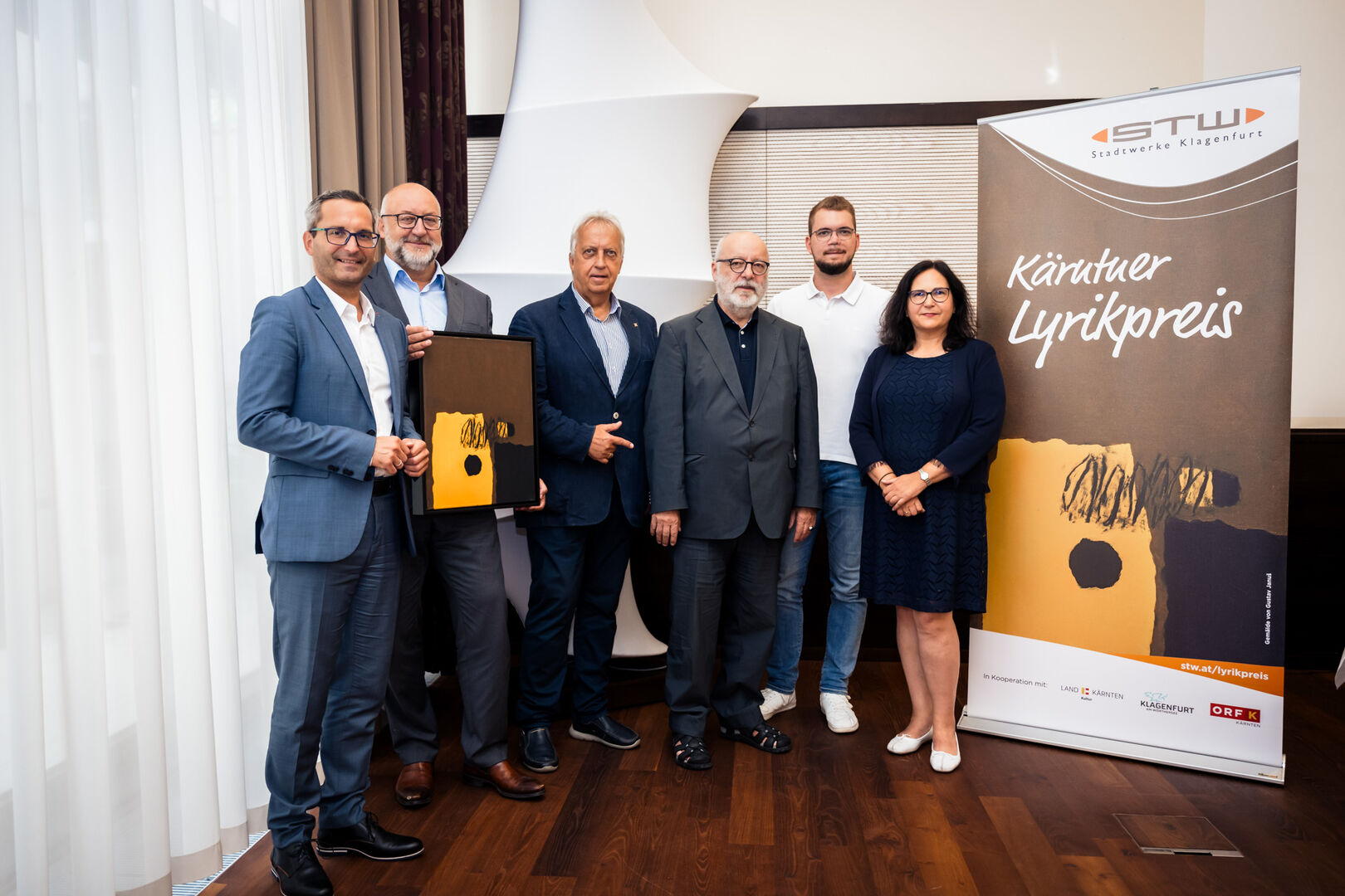Teilnehmer Pressekonferenz zum Kärntner Lyrikpreis