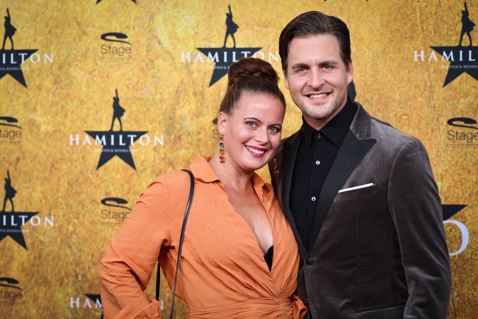 Alexander Klaws und Nadja Scheiwiller bei einem Event.