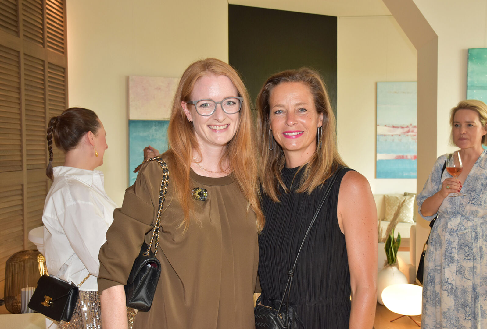 Jenny Kitzinger (Event Kultur München) und Mirja Lehmann (Occhio-Lichtdesign) (v. li.)