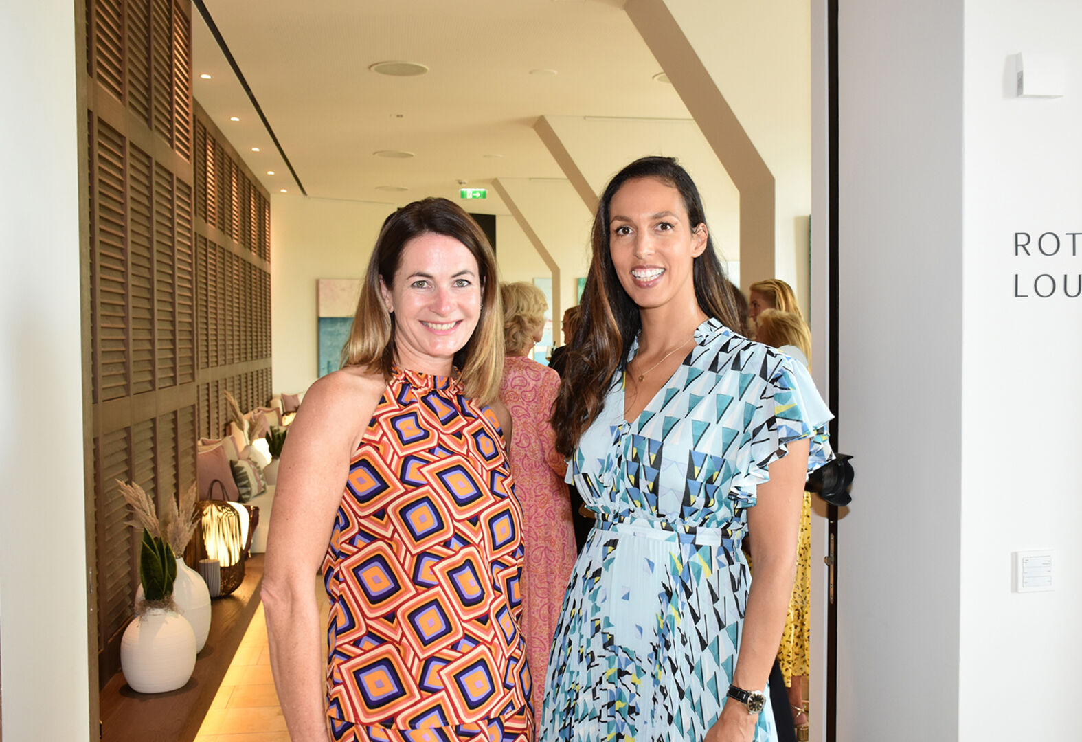 Natalie Schmid (Donner &amp; Reuschel-Bank) und Isabelle Crailsheim (Select Green Hotels)