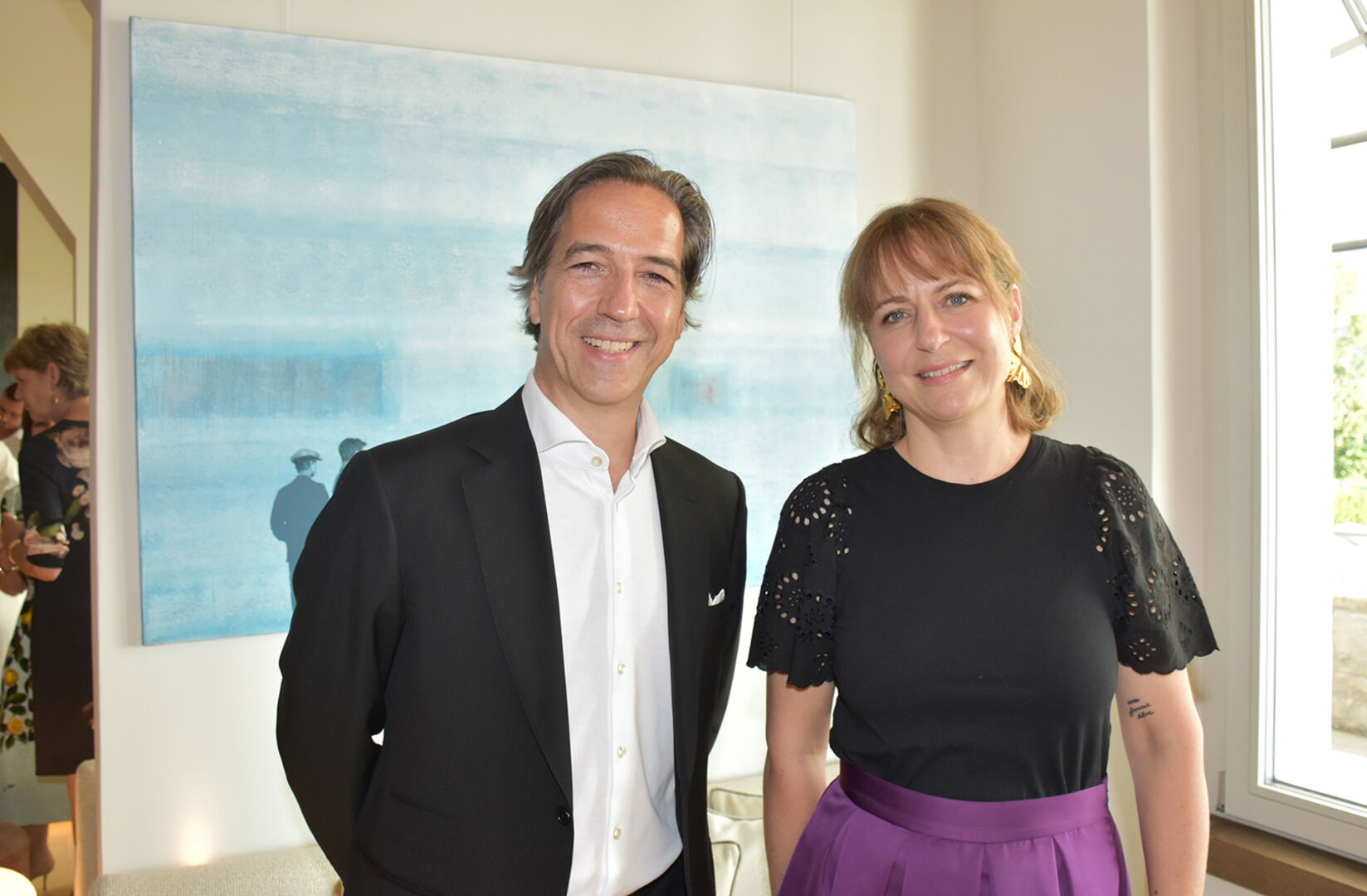 Axel Pfefferkorn (Seehotel) und Nina Berendonk (MADAME)