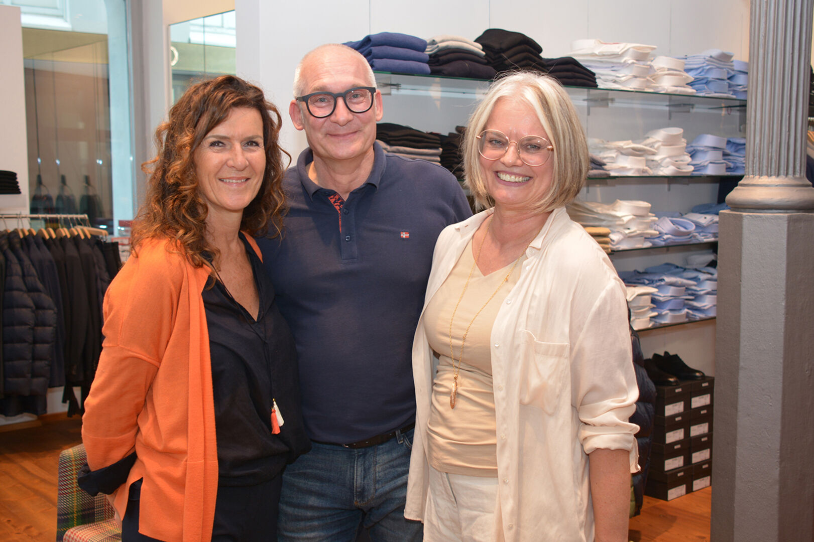 Conny Feickert mit Ralf und Bärbel Lindner