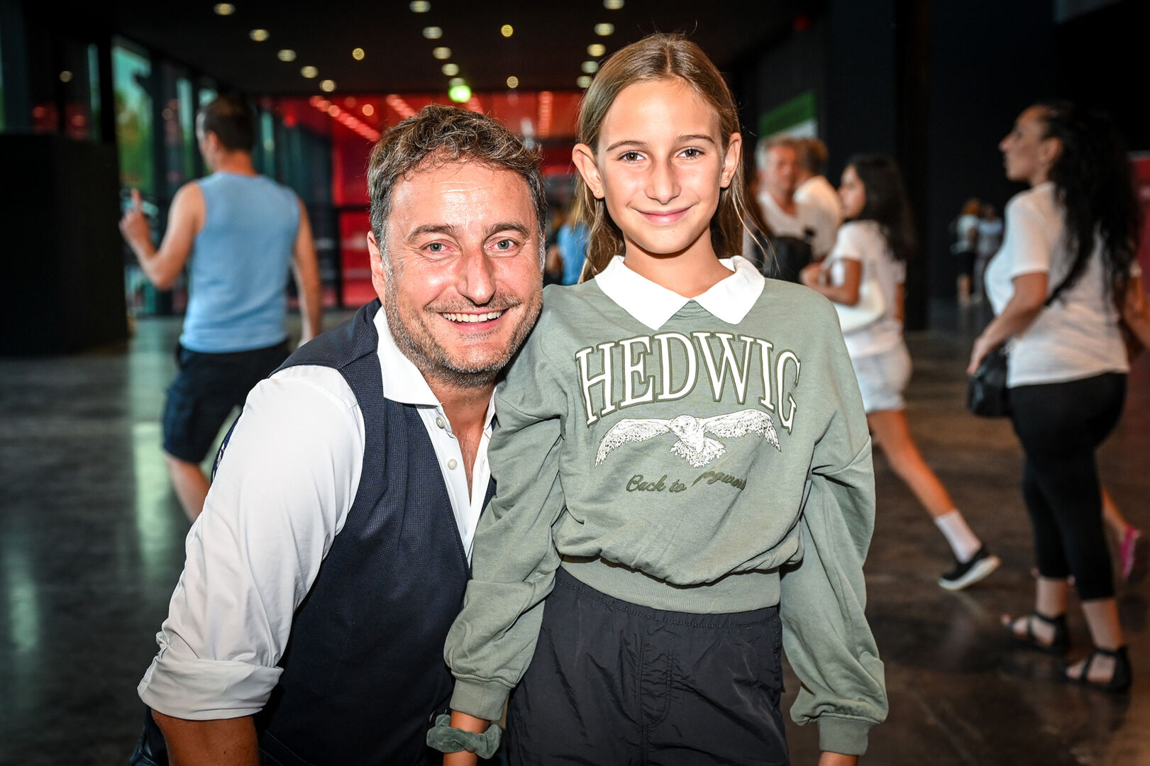 Thomas Pachole (GF Mohrenbräu) und Tochter Linnea