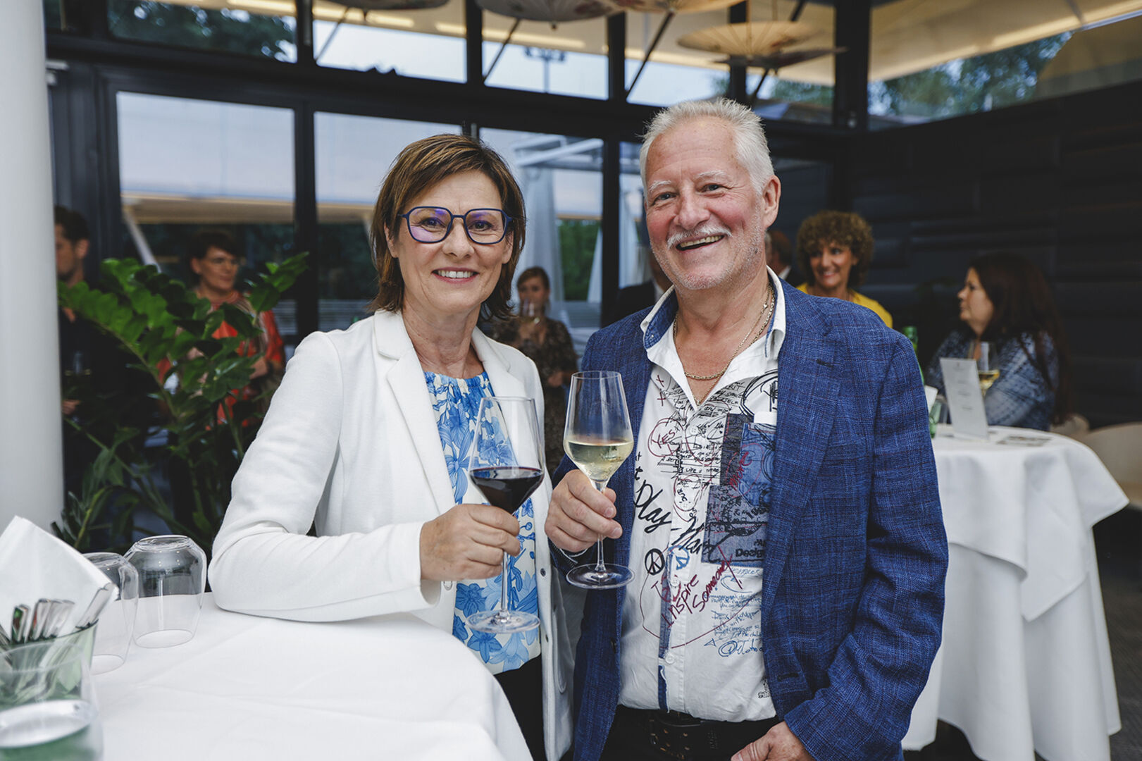 Raphaela Mittelberger, Christa Schmidle und Madeline Karg (Haar GENAU für di) (v. li.)