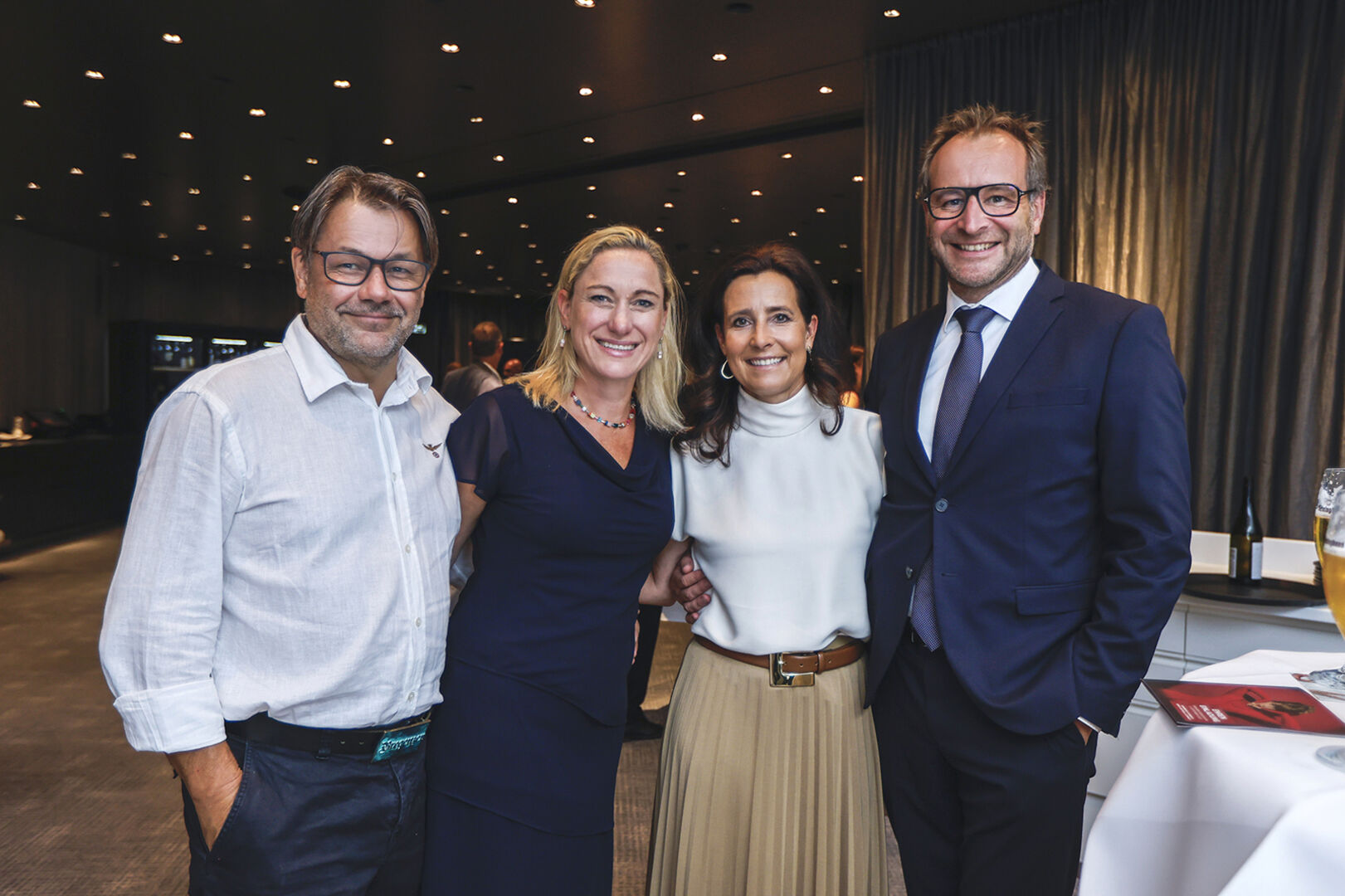 Alfred und Helga Boss mit Bärbel und Alexander Juen (v. li.)