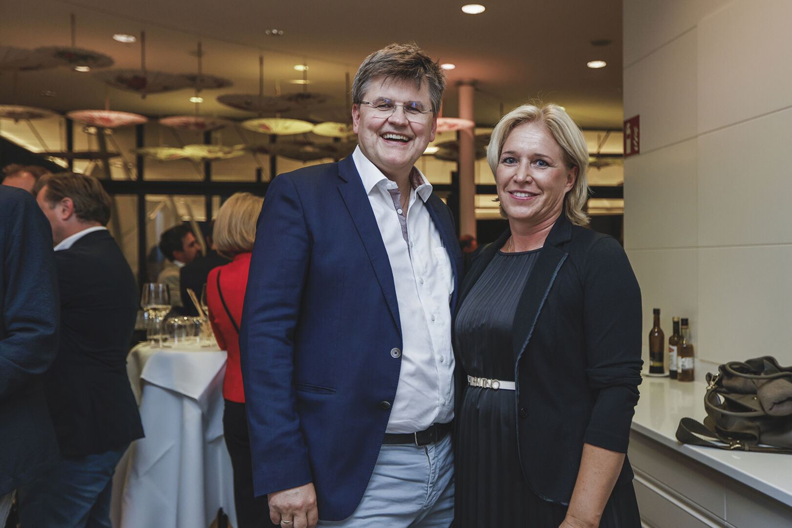 Bernhard Feigl (Spartenobmann Gewerbe und Handwerk) und Gattin Karin